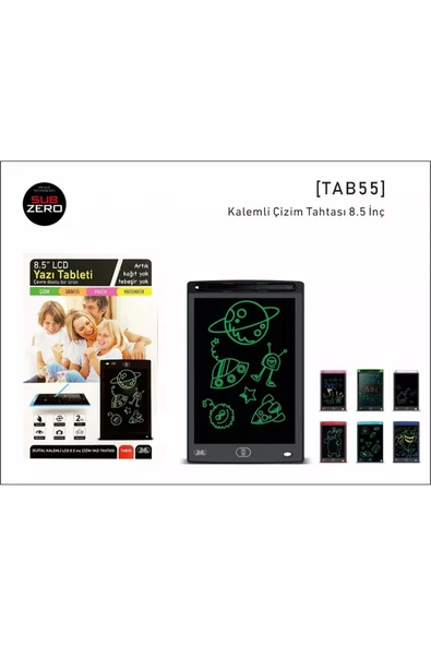 LitaeTrend LCD Grafik Tablet Çocuk Çizim Tahtası 8.5 inch ( 22 cm ) Djital Karalama Tableti Yüksek Kalite - 3