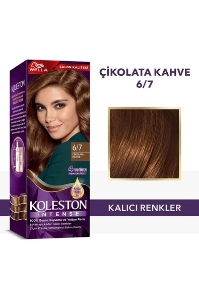 LitaeTrend Koleston Intense Saç Boyası 6/7 Çikolata Kahve - Salon Kalitesi ürün görseli 1