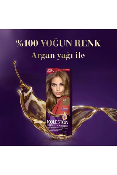 LitaeTrend Koleston Intense Saç Boyası 7/0 Kumral - Salon Kalitesi - Resim 4