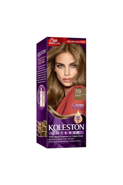 LitaeTrend Koleston Intense Saç Boyası 7/0 Kumral - Salon Kalitesi - Resim 2