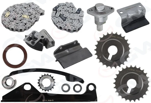 EKSANTRİK ZİNCİR SETİ NISSAN SUNNY 1.6L GA16 N14 90-95 / NX COUPE 1.6L GA16DE B13 90-93  1302853Y00-1302853Y10-1307053Y10 ürün görseli