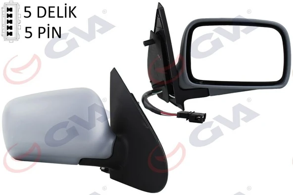 DIŞ DİKİZ AYNASI SAĞ 206 98> MEKANİK ISITMALI SENSÖRLÜ KONVEKS 2 FİŞ VM-206HSR  8148.XZ ürün görseli