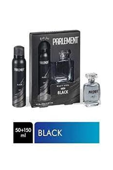 LitaeTrend Parlement 50 Ml Black Erkek Parfüm + 150 Ml Deodorant Seti ürün görseli 1