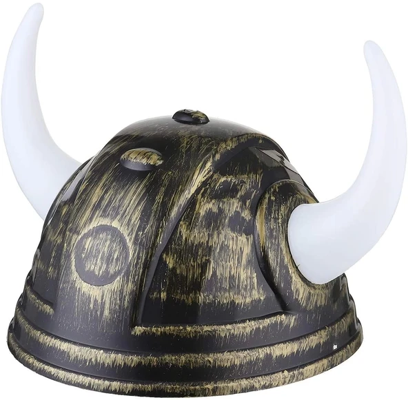 Viking Asteriks Başlığı Altın Renk - Resim 2