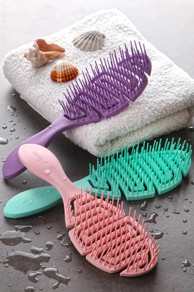 LitaeTrend 3 Boyutlu Saç Fırçası Elastik Kolay Tarama ürün görseli 1