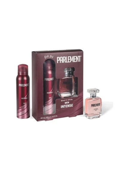 LitaeTrend Parlement 50 Ml Intense Erkek Parfüm + 150 Ml Deodorant Seti - 1