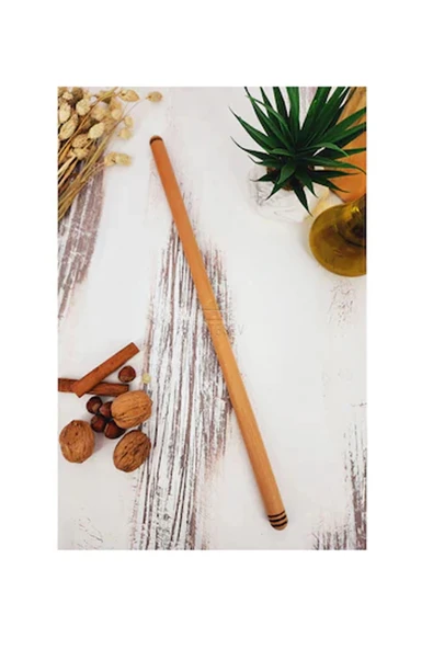 LitaeTrend Ahşap Oklava Hamur Açma Oklavası Hamur Şekillendirici 50 Lik ürün görseli 1