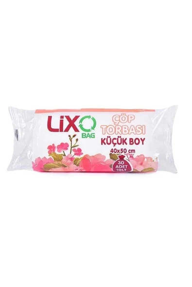 LitaeTrend Küçük Boy Çöp Torbası 40 x 50 cm 30 Lu Rulo x 1 Paket = 30 Adet (Şeffaf) - 1