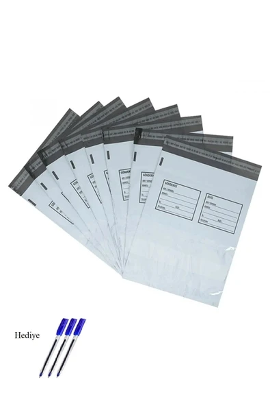 LitaeTrend Cepli Mini Boy Kargo Poşeti 17x25+4 cm - 500 Adet (40+40=80 Mikron) - 1