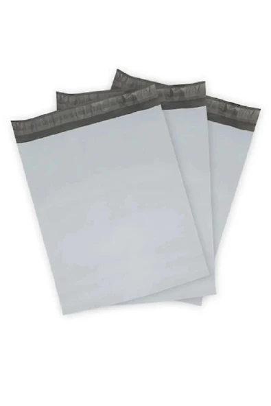 LitaeTrend Cepsiz Büyük Boy Kargo Poşeti 35x45+5 cm - 300 Adet (40+40=80 Mikron) - 2