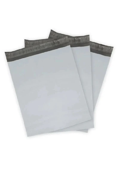 LitaeTrend Cepsiz Küçük Boy Kargo Poşeti 24x30+5 cm - 300 Adet (40+40=80 Mikron) - 2