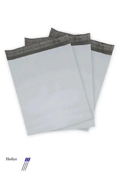 LitaeTrend Cepsiz Battal Boy Kargo Poşeti 45x55+5 cm - 200 Adet (40+40=80 Mikron) - 1