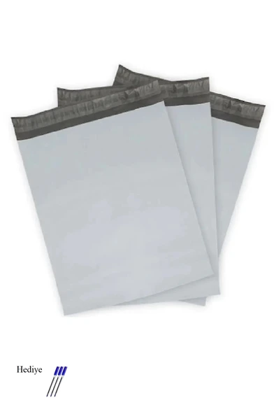 LitaeTrend Cepsiz Battal Boy Kargo Poşeti 45x55+5 cm - 100 Adet (40+40=80 Mikron) - 1
