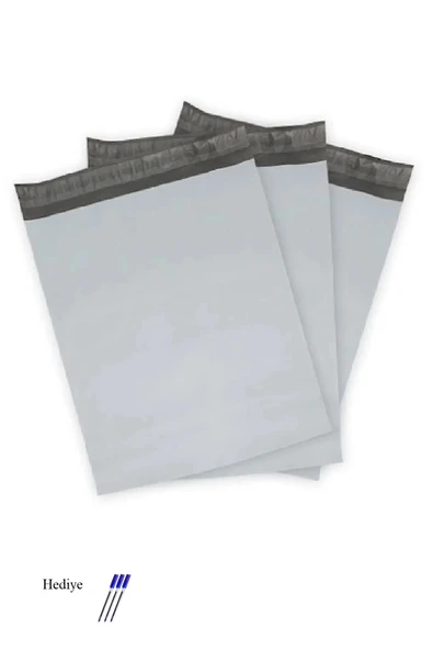 LitaeTrend Cepsiz Orta Boy Kargo Poşeti 30x37+5 cm - 200 Adet (40+40=80 Mikron) - 1