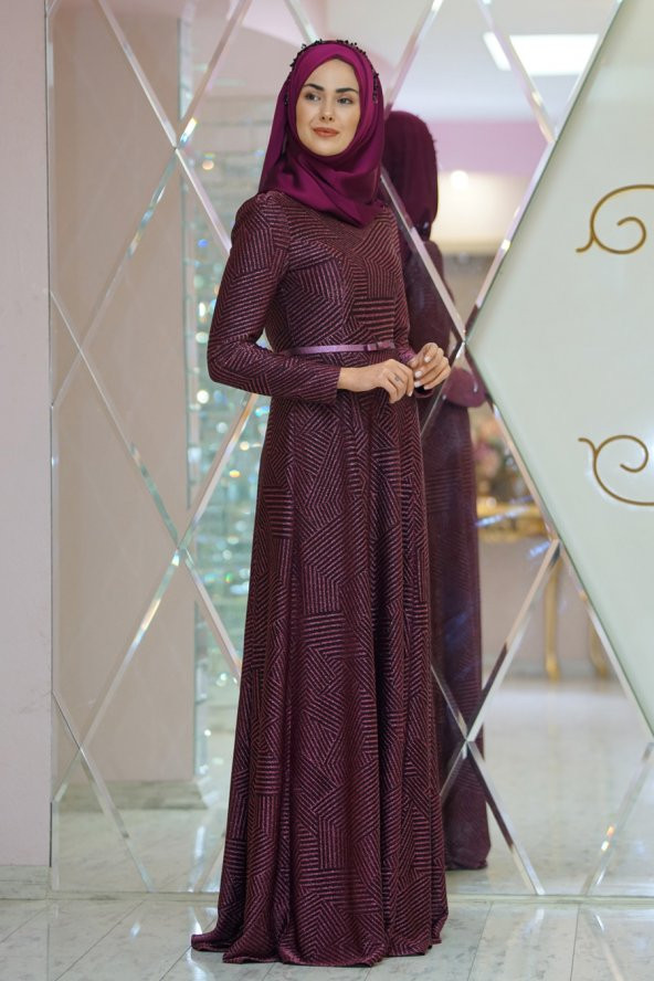 Gamze Özkul - Feiza  Abiye - Fuşya