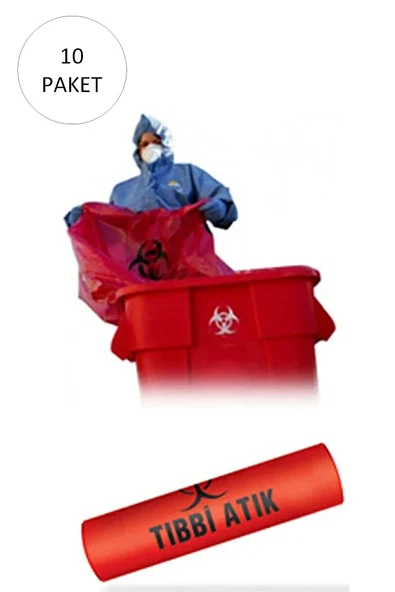 LitaeTrend Jumbo Boy 80 x 110 cm 700 gr 10 lu Rulo x 10 Paket = 100 Adet (Kırmızı-Siyah Baskılı) ürün görseli 1