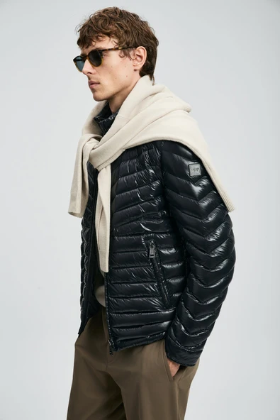 Lufian 112120238 Luc Kaz Tüyü Erkek Mont - Resim 5