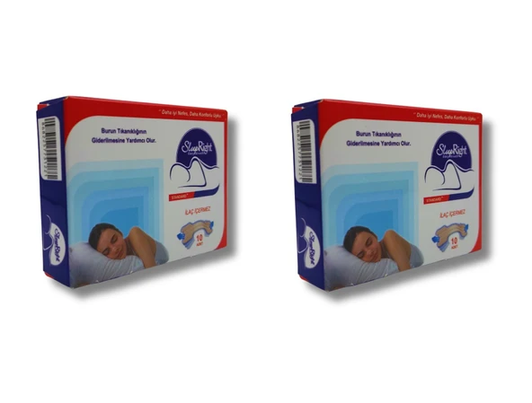 Sleep Right Extra Burun Bandı 10'lu 2 Adet