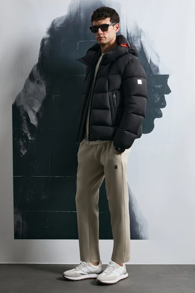 Lufian 112120251 Jacop Kaz Tüyü Erkek Mont - Resim 6