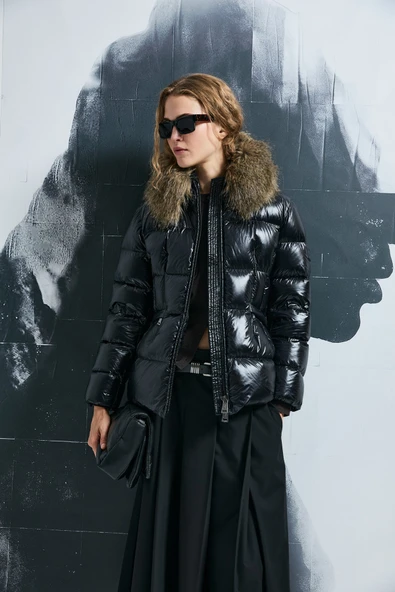 Lufian 122120042 Klemantın Kaz Tüyü Kadın Mont ürün görseli 1