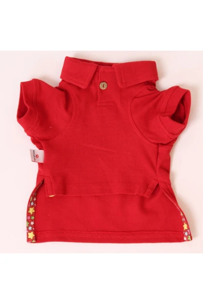 MAXSTYLESPET Lacoste Pet Tshirt (SUN&FUN) Kırmızı- Köpek Ve Kedi Kıyafeti - Resim 4