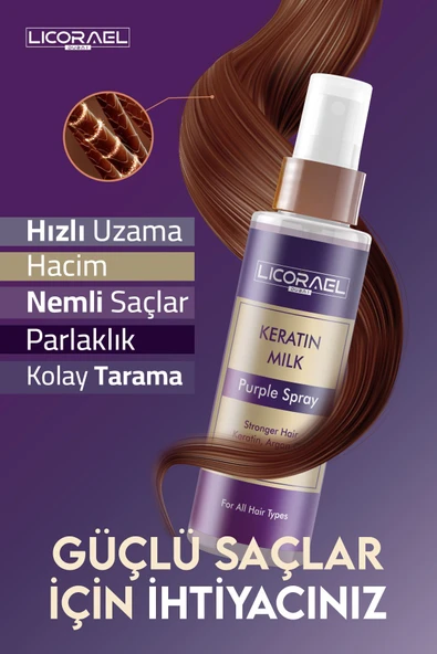 Licorael Dubai Keratin Sütü Argan Yağlı ve Vitamin B5 Terapisi 200 ML - 4