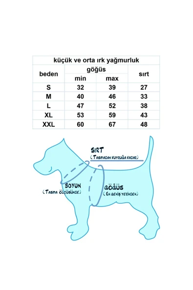 MAXSTYLESPET Membranlı Polarlı Pet Yağmurluk - Turuncu - Köpek Kedi Kıyafeti - Resim 5
