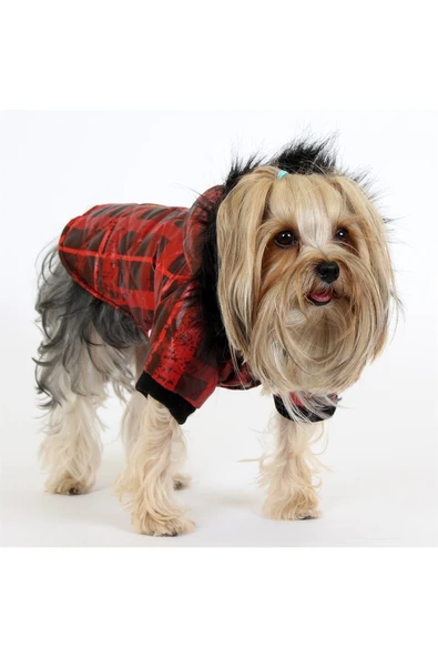 MAXSTYLESPET Pet Mont Ekose Desenli Köpek Kedi Kıyafeti - 2