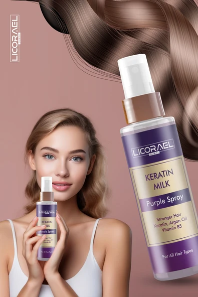 Licorael Dubai Keratin Sütü Argan Yağlı ve Vitamin B5 Terapisi 200 ML - 3