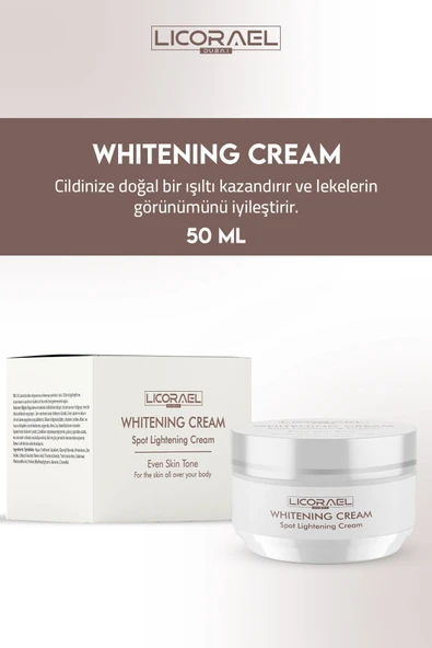 Licorael Dubai Whitening Cream Leke Karşıtı Beyazlatıcı Krem 50ml ürün görseli