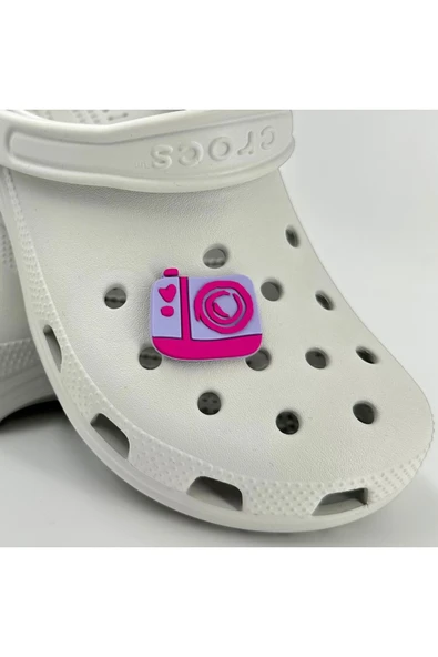 Crocs Terlik Süsü ve Aksesuarı , Çanta Süsü – Jibbitz 3D Büyük Boy Stich Foroğraf Makinaso Figür Aksesuar - Resim 3