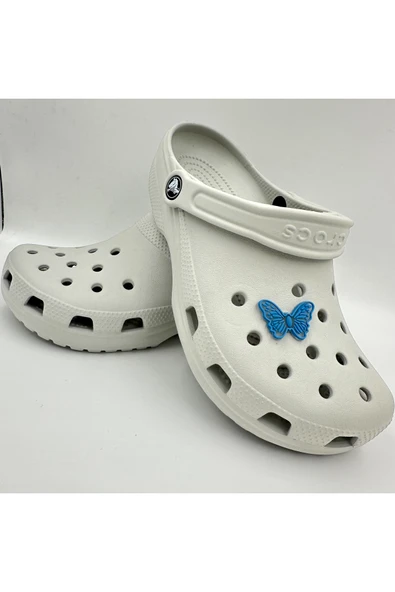 Crocs Terlik Süsü ve Aksesuarı , Çanta Süsü – Jibbitz 3D Büyük Boy Desenli Kelebek Figür Logo Aksesuar - Resim 3