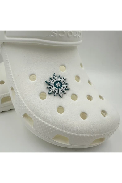 Crocs Terlik Süsü ve Aksesuarı , Çanta Süsü – Jibbitz Frozen Kar Tanesi Görsel Figür Aksesuar ürün görseli 1