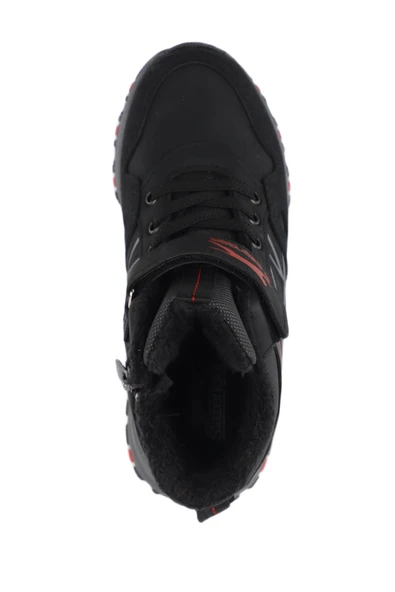 SLAZENGER NESKE Çocuk Cırt Cırtlı Siyah / Kırmızı Bot - Resim 5