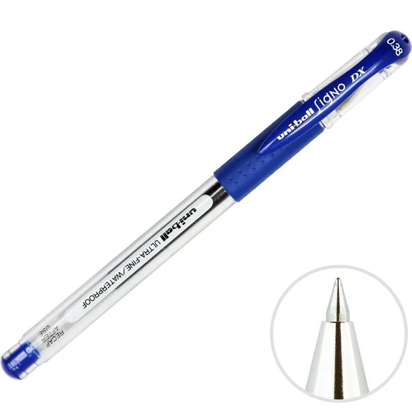 Uniball Signo DX 0.38 Jel Mavi Tükenmez Kalem 1 Pcs | UM151 ürün görseli 1