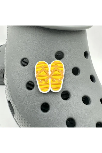Crocs Terlik Süsü ve Aksesuarı , Çanta Süsü – Jibbitz Parmak Arası Terlik Görsel Logo Aksesuar ürün görseli 1