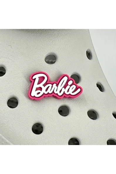 Crocs Terlik Süsü ve Aksesuarı , Çanta Süsü – Jibbitz 3D Barbiee Yazı Logo Figür Aksesuar ürün görseli 1