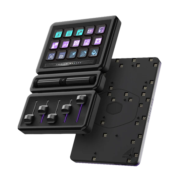 COOLERMASTER Cooler Master Master Hub Creator Kit 1xIPS Display 1xRoller 1xFader - Resim 2