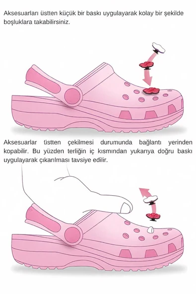 Crocs Terlik Süsü ve Aksesuarı , Çanta Süsü – Jibbitz 3D Hello Summer Logo Aksesuar - Resim 4