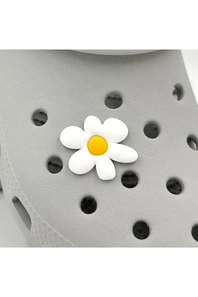 Crocs Terlik Süsü ve Aksesuarı , Çanta Süsü – Jibbitz 3D Çiçek Logo Aksesuar ürün görseli 1