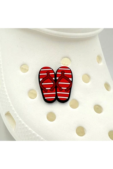 Crocs Terlik Süsü ve Aksesuarı , Çanta Süsü – Jibbitz Parmak Arası Terlik Görsel Logo Aksesuar ürün görseli 1