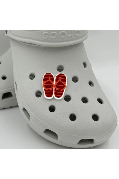 Crocs Terlik Süsü ve Aksesuarı , Çanta Süsü – Jibbitz Parmak Arası Terlik Görsel Logo Aksesuar - Resim 2