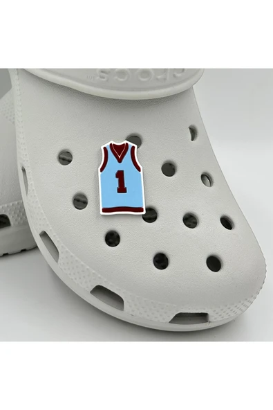 Crocs Terlik Süsü ve Aksesuarı , Çanta Süsü – Jibbitz 3D Basket Forması Figür Logo Aksesuar ürün görseli 1