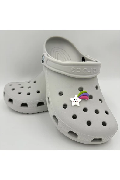 Crocs Terlik Süsü ve Aksesuarı , Çanta Süsü – Jibbitz 3D Kuyruklı Yıldız Logo Aksesuar - Resim 3