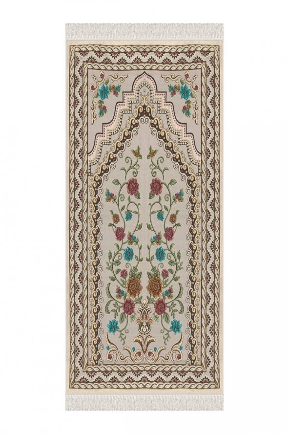 elleser Dekoratif Yıkanabilir Kaymaz Tabanlı Seccade    (80x120) - 2
