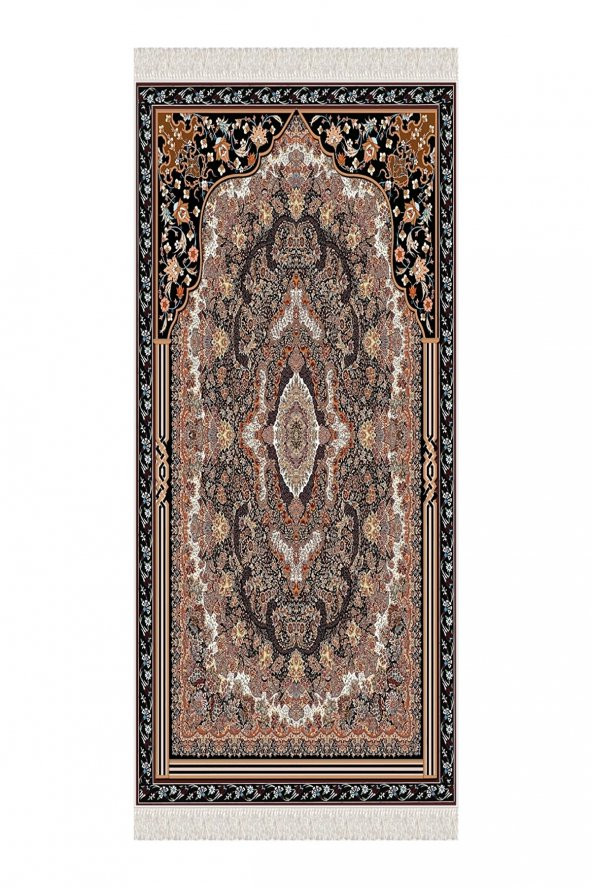 elleser Dekoratif Yıkanabilir Kaymaz Tabanlı Seccade    (80x120) - 2