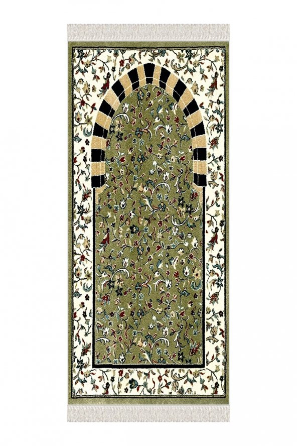 elleser Dekoratif Yıkanabilir Kaymaz Tabanlı Seccade    (80x120) - 2