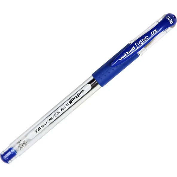 Uniball Signo DX 0.38 Jel Mavi Tükenmez Kalem 1 Pcs | UM151 - Resim 4