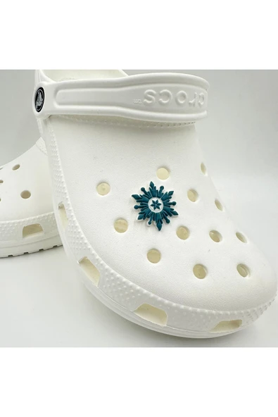 Crocs Terlik Süsü ve Aksesuarı , Çanta Süsü – Jibbitz Frozen Kar Tanesi Görsel Figür Aksesuar - Resim 2