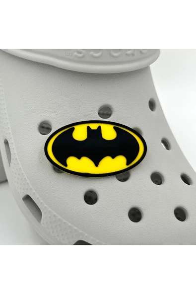 Crocs Terlik Süsü ve Aksesuarı , Çanta Süsü – Jibbitz 3D Dev Boy Batmann Logo Aksesuar ürün görseli 1